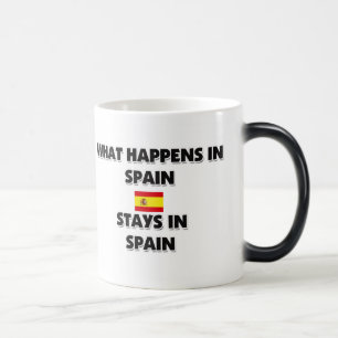 Mug Magique Ce qui se produit dans des séjours de l'ESPAGNE l