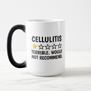 Mug Magique Cellulite , Cadeaux de maladie de peau de cellulit