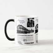 Mug Magique Centennial 1951 de chemin de fer de Lackawanna (Gauche)