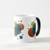 Mug Magique Cercles de chevauchement Retro Moderne - Morphage (Devant droit)