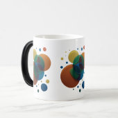 Mug Magique Cercles de chevauchement Retro Moderne - Morphage (Devant gauche)