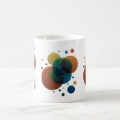 Mug Magique Cercles de chevauchement Retro Moderne - Morphage (Centre)