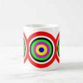 Mug Magique Cercles de couleur cible (Centre)