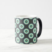 Mug Magique Cercles mixtes gris par Shirley Taylor (Devant droit)
