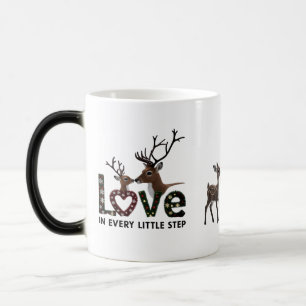 Mug Magique Cerf magique Bottine tricotée "Amour à chaque peti