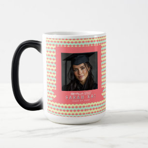 Mug Magique Certificat de docteur à motif zigzag unique