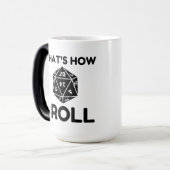 Mug Magique C'est ainsi que je lance les dés à 20 faces (Devant gauche)