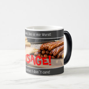 Mug Magique C'est moi SAUSAGE - transl idiot. Allemand!