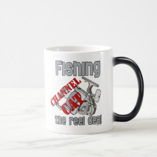 Mug Magique Chaîne de pêche Chat Le Reel Deal Pêche