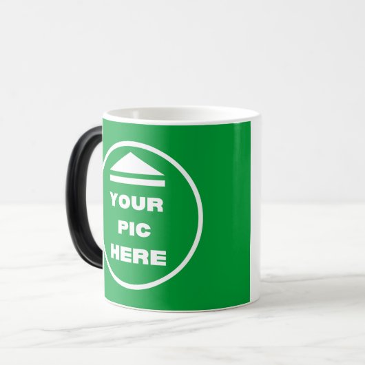 Mug Magique Chaleur boug activé - Révèle votre image 11 oz (Devant gauche)