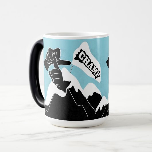 Mug Magique Champ - Conception ASL (Devant gauche)