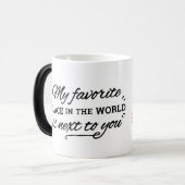 Mug Magique chandelle d'amour (Devant gauche)