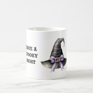 Mug Magique Chapeau de sorcière violet noir Yeux de sorcière H