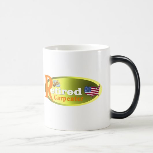 Mug Magique Charpentier retraité Etats-Unis (Droite)