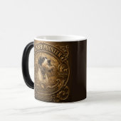 Mug Magique Chasse au Pointer Anglais ,Perdrix Chukar (Devant gauche)