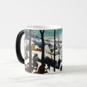 Mug Magique Chasseurs dans le paysage de neige Pieter Bruegel (Devant gauche)