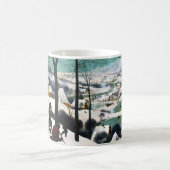 Mug Magique Chasseurs dans le paysage de neige Pieter Bruegel (Centre)