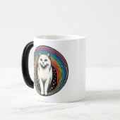 Mug Magique Chat Arc-en-Ciel (Devant gauche)