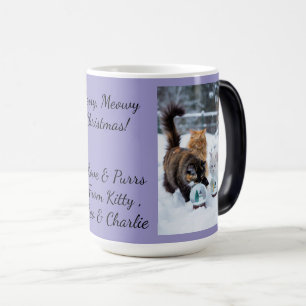Mug Magique Chat avec boule à neige, Noms d'images Texte, Pers