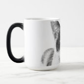 Mug Magique Chat calico minimal halftone (Gauche)