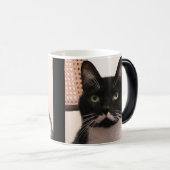 Mug Magique Chat de smoking (Devant droit)