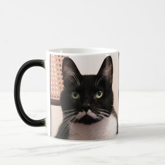 Mug Magique Chat de smoking (Gauche)