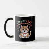 Mug Magique Chat en mode d'économie d'énergie (Gauche)