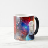 Mug Magique Chat en train de pleurer dans l'espace (Devant droit)