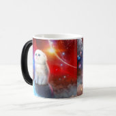 Mug Magique Chat en train de pleurer dans l'espace (Devant gauche)