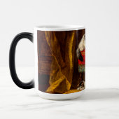 Mug Magique Chat et chatons Jouer avec chaise (Gauche)