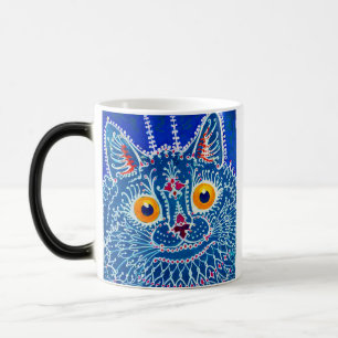 Mug Magique Chat gothique bleu