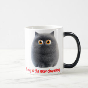 Mug Magique Chat Gras - Chunky Est Le Nouveau Charme