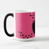 Mug Magique Chat Mignon, Chat Drôle, Script Drôle, Couleur Mod (Gauche)