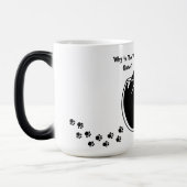 Mug Magique Chat Mignon, Chat Drôle, Script Drôle, Moderne (Gauche)