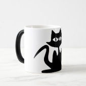 MUG MAGIQUE CHAT NOIR (Devant gauche)