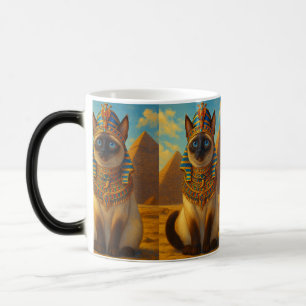 Mug Magique Chat royal égyptien pharaon dans le désert