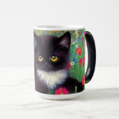 Mug Magique Chat smoking Gustav Klimt (Devant droit)
