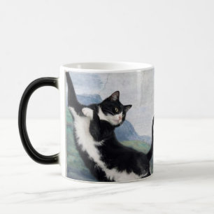 Mug Magique Chat smoking Touchant la Patte Divine