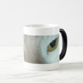Mug Magique Chat Tabby Blanc et Orange (Devant droit)