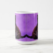 Mug Magique Chat Violet de Style Van Gogh (Centre)