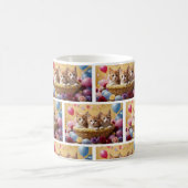 Mug Magique Chatons adorables en Panier Cosy (Centre)