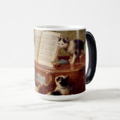 Mug Magique Chatons et piano (Devant droit)