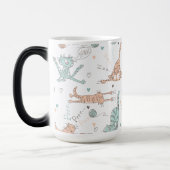 Mug Magique Chats amusants dans un style mignon (Gauche)