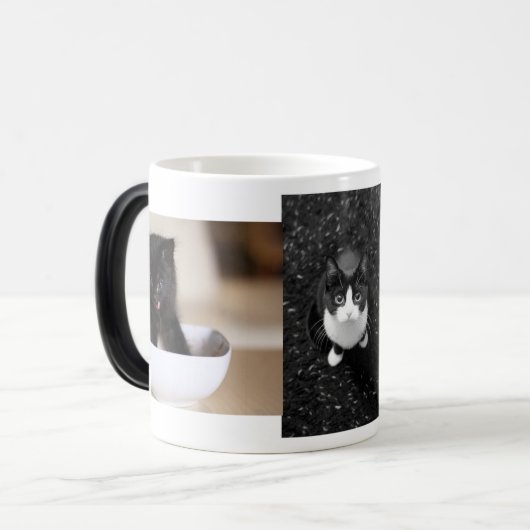 Mug Magique Chats noirs (Devant gauche)