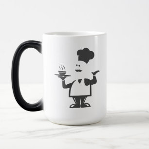 Mug Magique Chef tenant un bol de soupe
