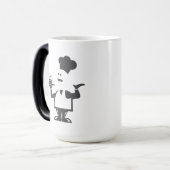 Mug Magique Chef tenant un bol de soupe (Devant gauche)