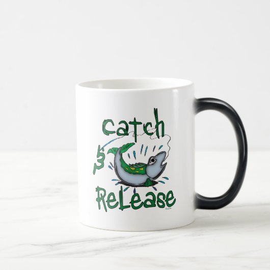 Mug Magique Chemises de pêche de capture et de déverrouillage (Droite)