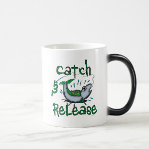 Mug Magique Chemises de pêche de crochet et de libération