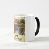 Mug Magique Chernobyl, Pripyat, ukraine Affiche de voyage (Devant droit)