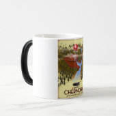 Mug Magique Chernobyl, Pripyat, ukraine Affiche de voyage (Devant gauche)